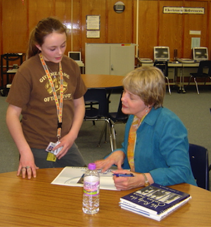 Andrea book signing